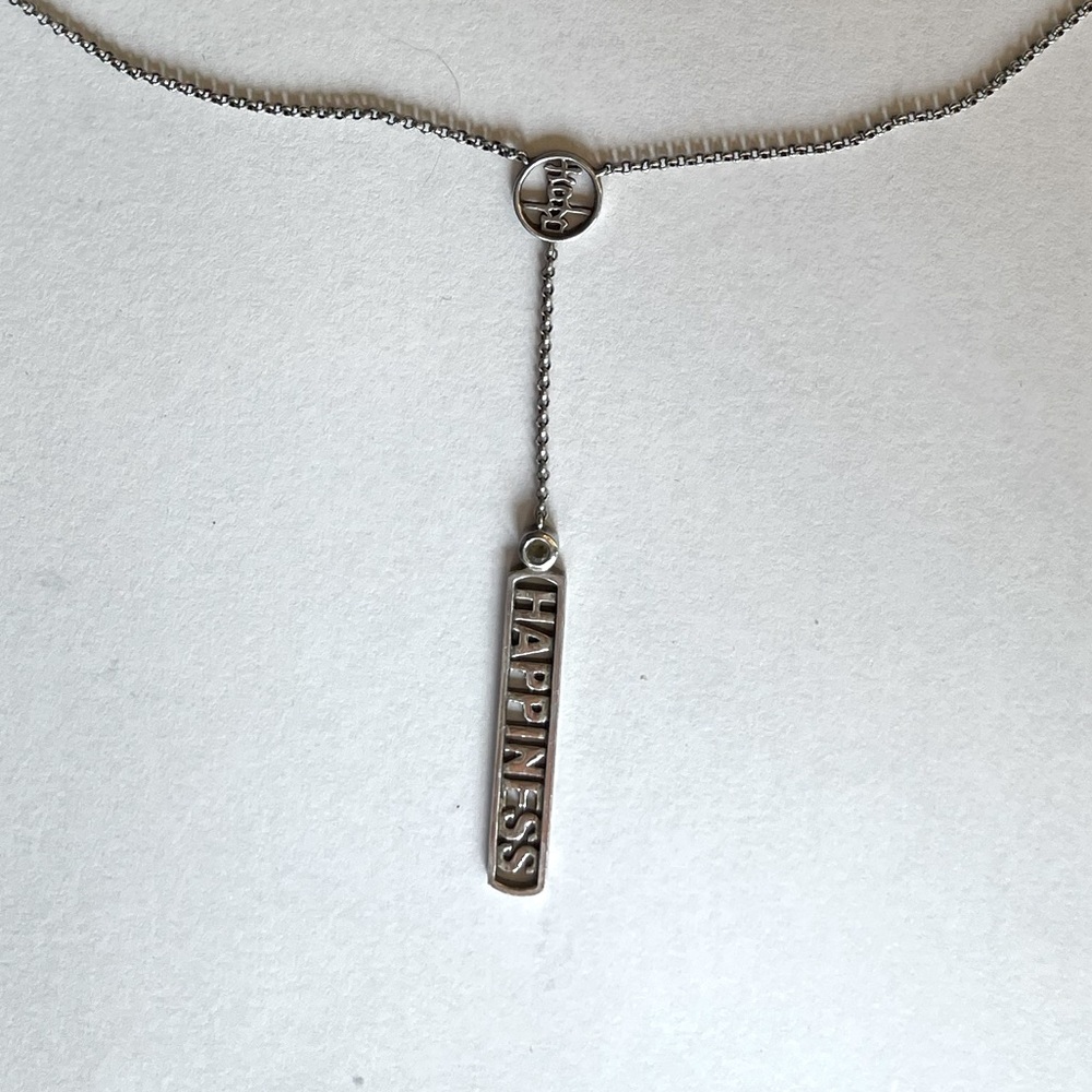 Mary Margrill happiness sterling silver green peridot necklace made in Italy